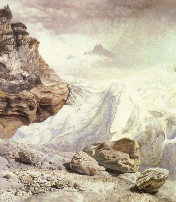John Edward Brett The Glacier at Rossenlaui China oil painting art